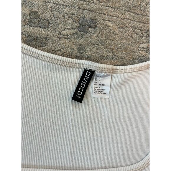 H&M Crop Top Ivory - Picture 2 of 4